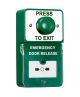 RGL DU-GB/PTE Dual Unit Green Press-To-Exit Button with Emergency Door Release