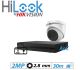 HiLook 2MP 1 Eyeball Audio camera With Mic Kit with 1TB Storage Drive