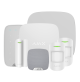 Ajax Systems 35657 Ajax Kit 3 Hub2(2G)+MP DD House with keypad (8PD) white 