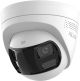HiLook 6MP Dual Lens 180° Wide Angle Smart Hybrid Light  Turret Network Camera -White