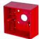 Red Surface Back Box for KAC Call Point 