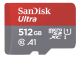 SanDisk Ultra 512GB microSDHC UHS-I Memory Card Class 10 SDSQUAC-512G-GN6MA