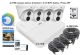 Uniview 8 Channel NVR 2MP HD NVR301-08LB-P8 & 4 x 2MP 2.8mm Turret IP Cameras CCTV KIT 2TB