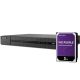 HiLook 4 Channel NVR with 3TB Hard Drive supports up to 8MP