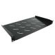 AVA Vented Cantilever Shelf 1U 350mm Deep Fixed -Black