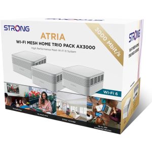 STRONG ATRIA AX3000 Whole Home Mesh Wi-Fi 6 System up to 5,500sq.ft UK3  Pack