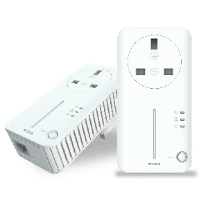 STRONG AV600 Passthrough Powerline HomePlug Gaming TV Adapter Kit 600Mbps UK