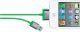 Belkin MIXIT ChargeSync, 2m mobile phone cable Green USB A Apple 30-pin