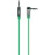 Belkin MixIt Colour Range 0.9m Flat Right Angle AUX Cable for iPhone iPad smartphone and Tablets-Green