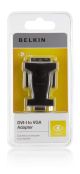 Belkin F2E4162CP cable interface/gender adapter DVI-I 15-pin D-Sub (HD-15) Black