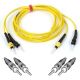 Belkin Single Mode ST/ST Duplex Cable 3m fibre optic cable Yellow