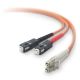 Belkin Fiber Optic Cable; Multimode LC/SC Duplex MMF, 50/125 fibre optic cable 15 m Orange