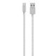 Belkin MIXIT?™ Metallic Micro-USB to USB Cable - Silver