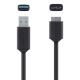 Belkin F3U166BT03-BLK USB cable 0.9 m 3.2 Gen 1 (3.1 Gen 1) USB A Micro-USB B Black