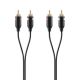 Belkin RCA Stereo Audio Cable 1m Gold Plated F3Y098bf1M