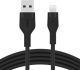 Belkin BoostCharge Flex Silicone USB Type A to Lightning Cable 2M MFi Certified for iPhone  -Black