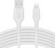 Belkin BoostCharge Flex Silicone USB Type A to Lightning Cable 3M MFi Certified  -White