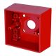 Hochiki 32mm Deep Surface Addressable Mounting Box (Red) 