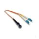 Belkin Cable Duplex FiberOptic LC/ST networking cable 1 m Orange