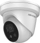 Hikvision AcuSense 8MP fixed lens Darkfighter turret camera with IR & built in mic - White