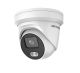 Hikvision AcuSense 4MP fixed lens ColorVu turret camera with audio - White