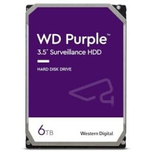 WD Purple  Surveillance 6 TB Internal HDD 3.5" 6000 GB Serial ATA III
