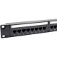 XeLAN Cat6 24 Port Unscreened Patch Panel 1U LSA Punch Down Black