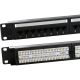 XeLAN Cat5e 24 Port Unscreened Patch Panel 1U LSA Punch Down Black