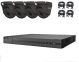 HiLook 5MP 4 Grey Eyeball camera Kit with 2TB Storage Drive (DVR-204U-K1)