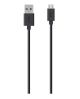 Belkin 1.2m USB 2.0 - microUSB m/m USB cable USB A Micro-USB B Black