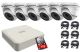 2MP HiLook 6 Eyeball Audio camera Kit with 1TB Storage Drive