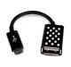 Belkin Micro-USB - USB A M/F USB cable 2.0 Micro-USB A Black