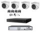 HiLook by Hikvision 5MP 4 Eyeball camera Kit with 4TB Hard Drive With Mic 
