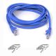 Belkin 15m RJ-45 CAT-5e networking cable Blue