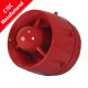 C-TEC BF430C/CC/SR ActiV Hi-Output 100dB(A) Wall Sounder, shallow base red