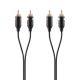 Belkin RCA Stereo Audio Cable 1m Gold Plated F3Y098bf1M