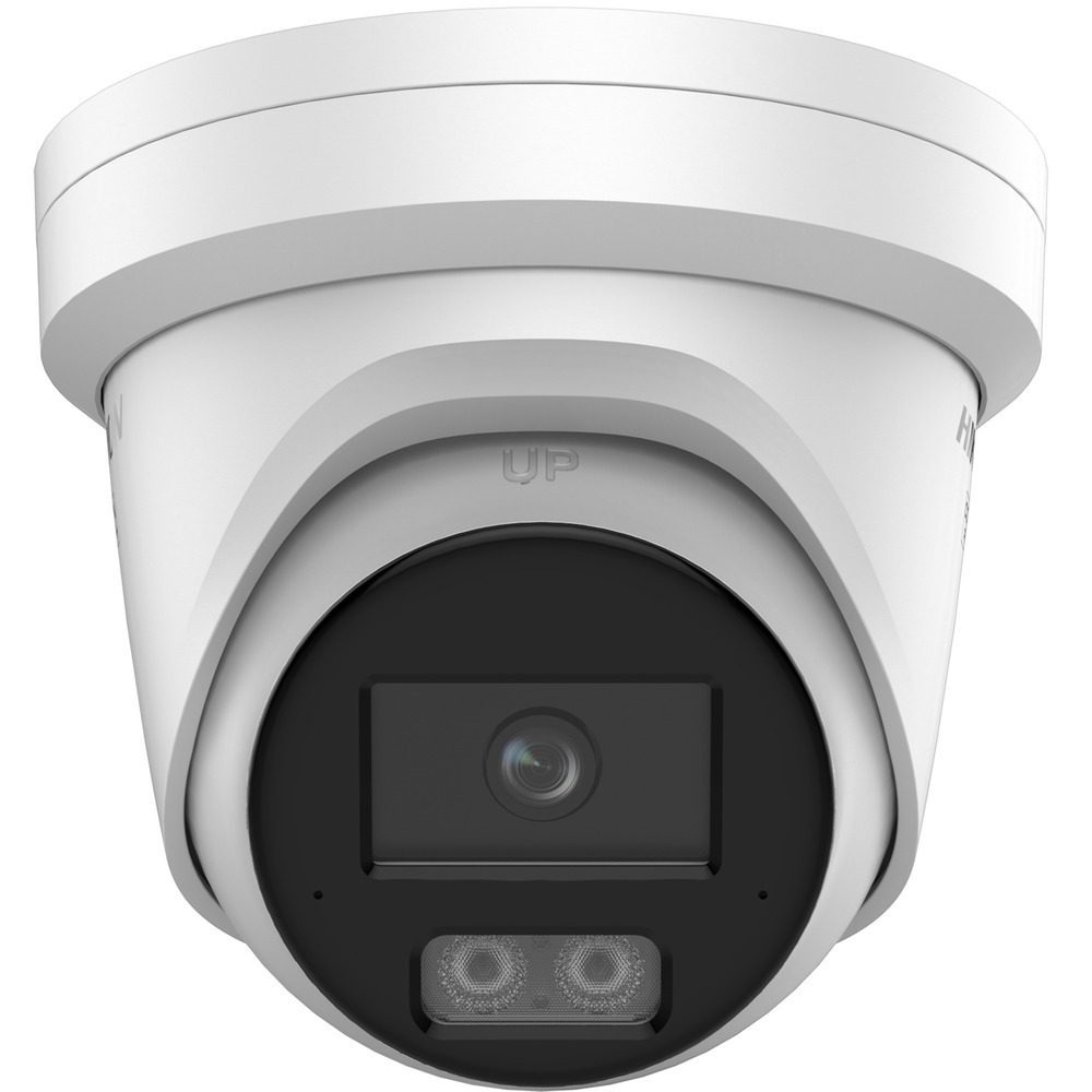 Hikvision 12MP Acusense Darkfighter Turret IP Camera with Audio 4mm – White  