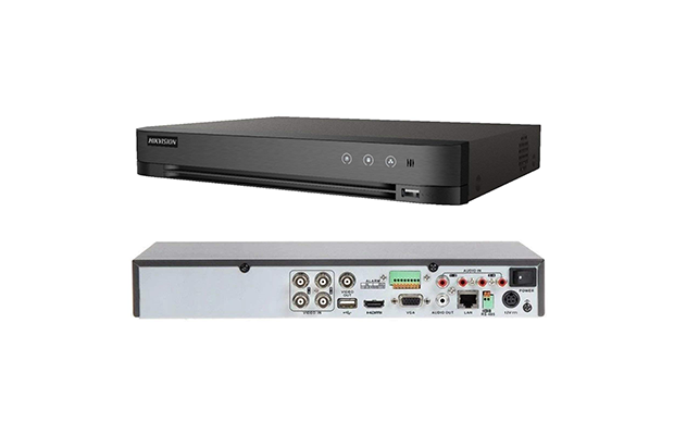 Hikvision iDS-7204HTHI-M1/XT 4 channel AcuSense TVI Turbo 5.0 upto 8MP DVR 15fps 